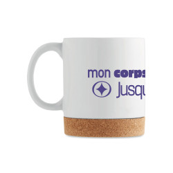 Mug céramique et liège